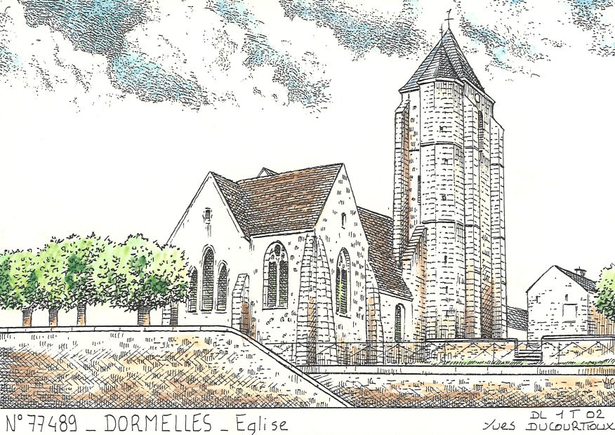 N 77489 - DORMELLES - église