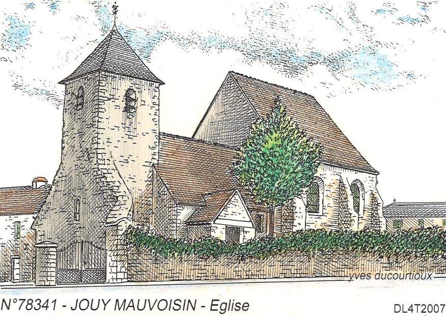 N 78341 - JOUY MAUVOISIN - glise