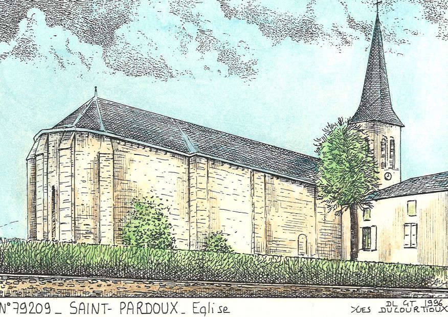 N 79209 - ST PARDOUX - église