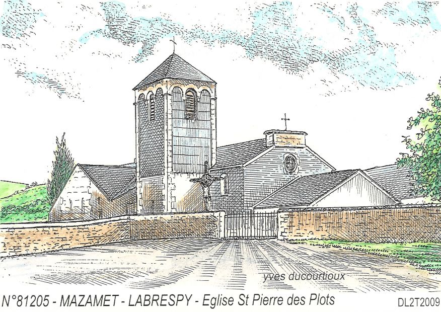 N 81205 - MAZAMET LABRESPY - glise st pierre des plots
