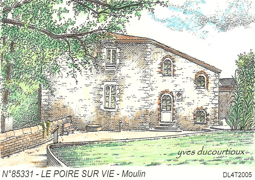 N 85331 - LE POIRE SUR VIE - moulin