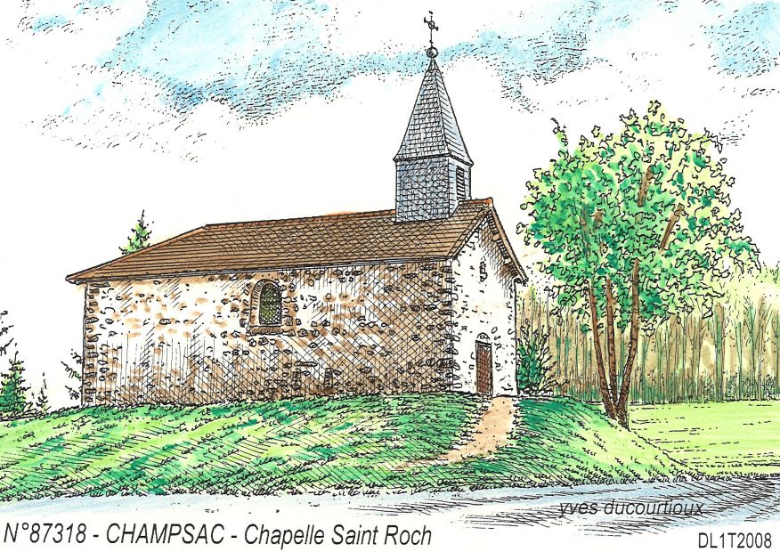 N 87318 - CHAMPSAC - chapelle st roch