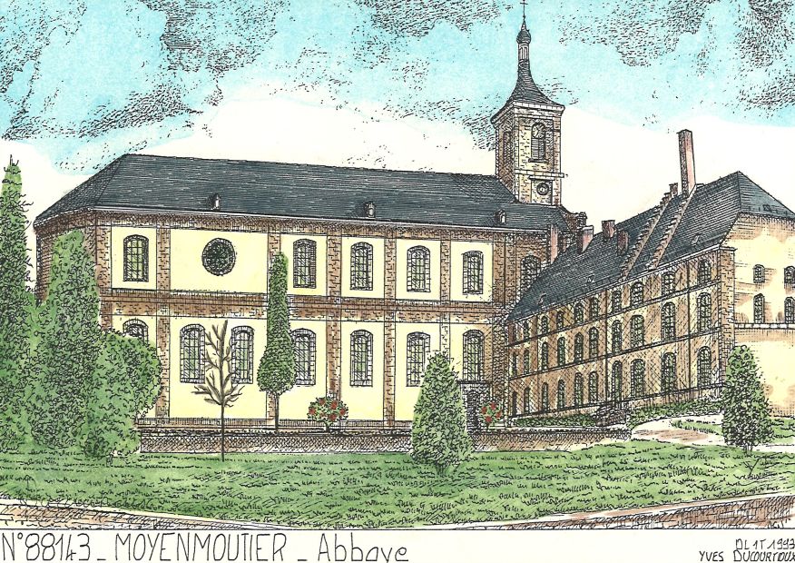 N 88143 - MOYENMOUTIER - abbaye