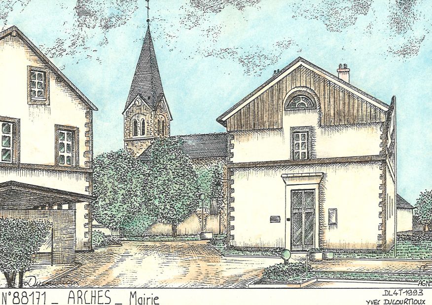 N 88171 - ARCHES - mairie
