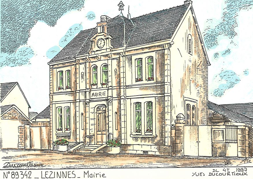 N 89342 - LEZINNES - mairie