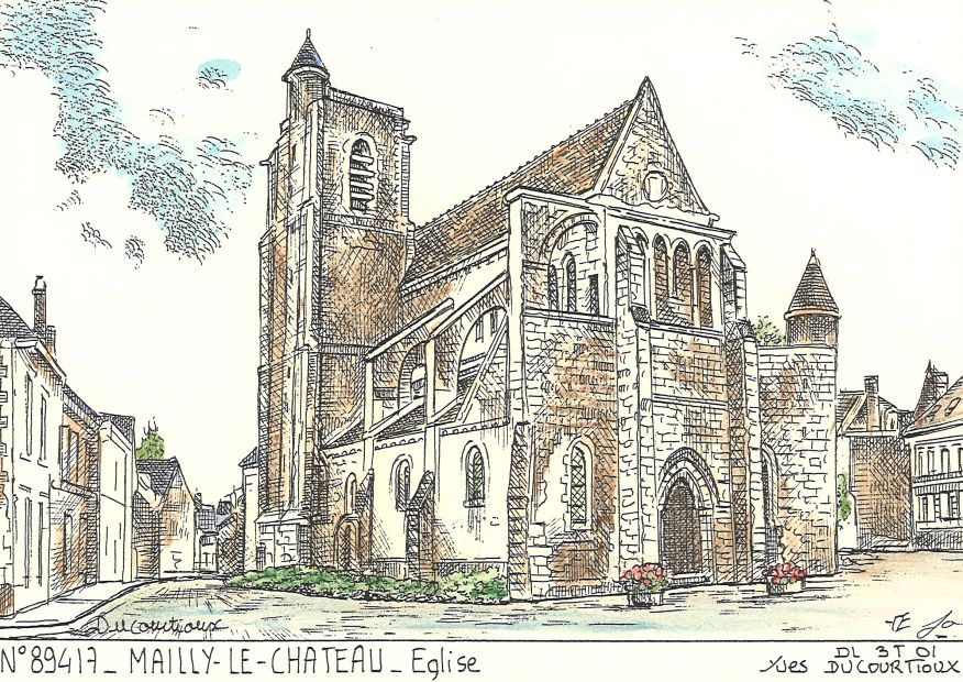 N 89417 - MAILLY LE CHATEAU - glise