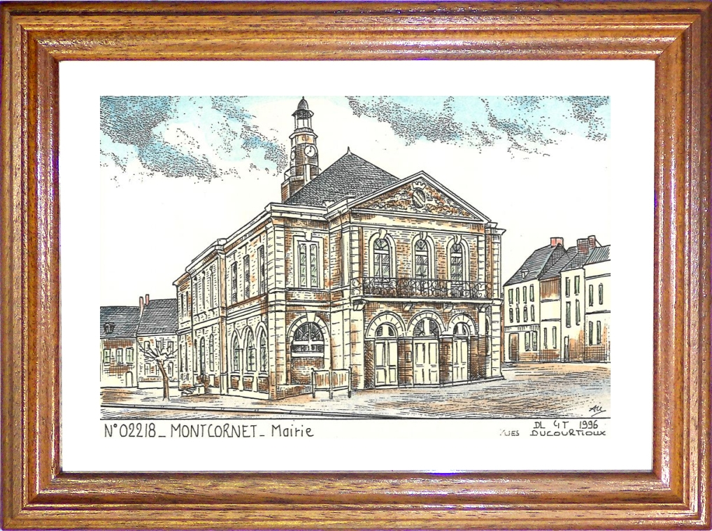 N 02218 - MONTCORNET - mairie
