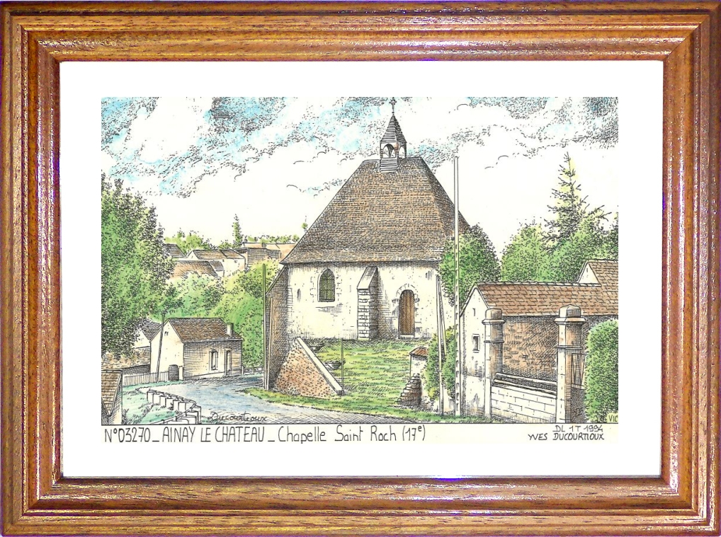 N 03270 - AINAY LE CHATEAU - chapelle st roch (17)