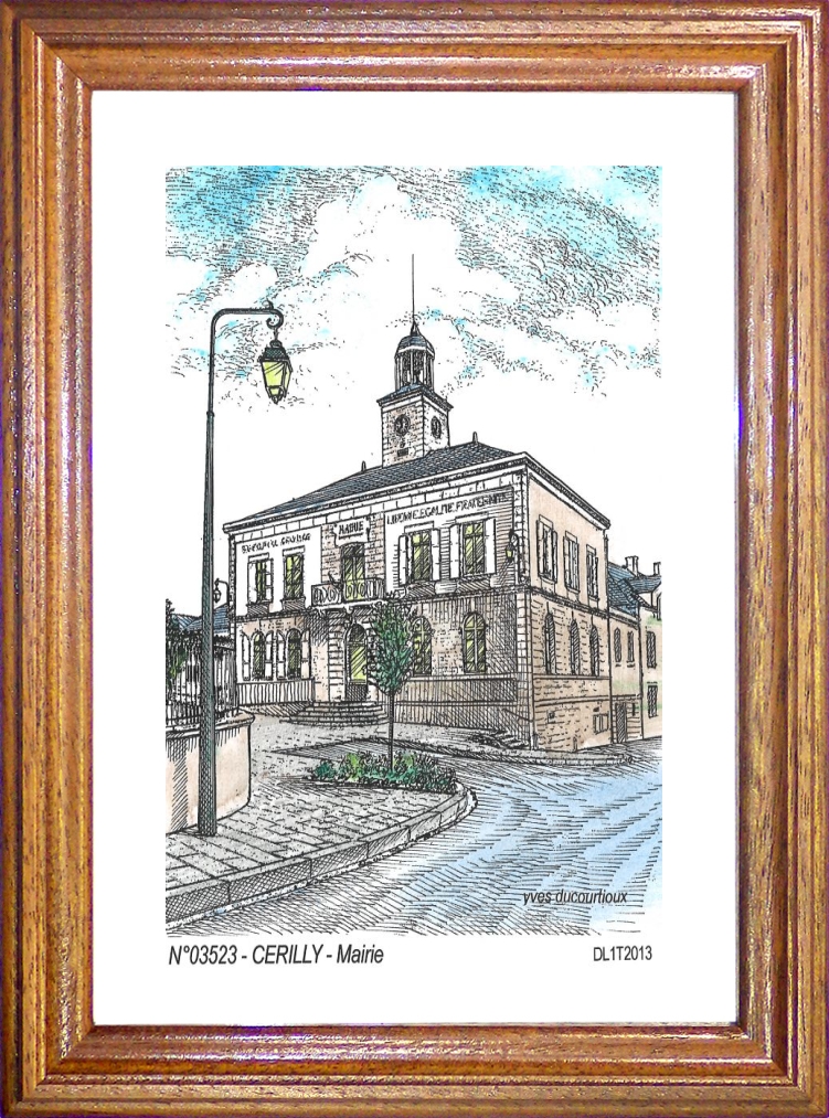 N 03523 - CERILLY - mairie