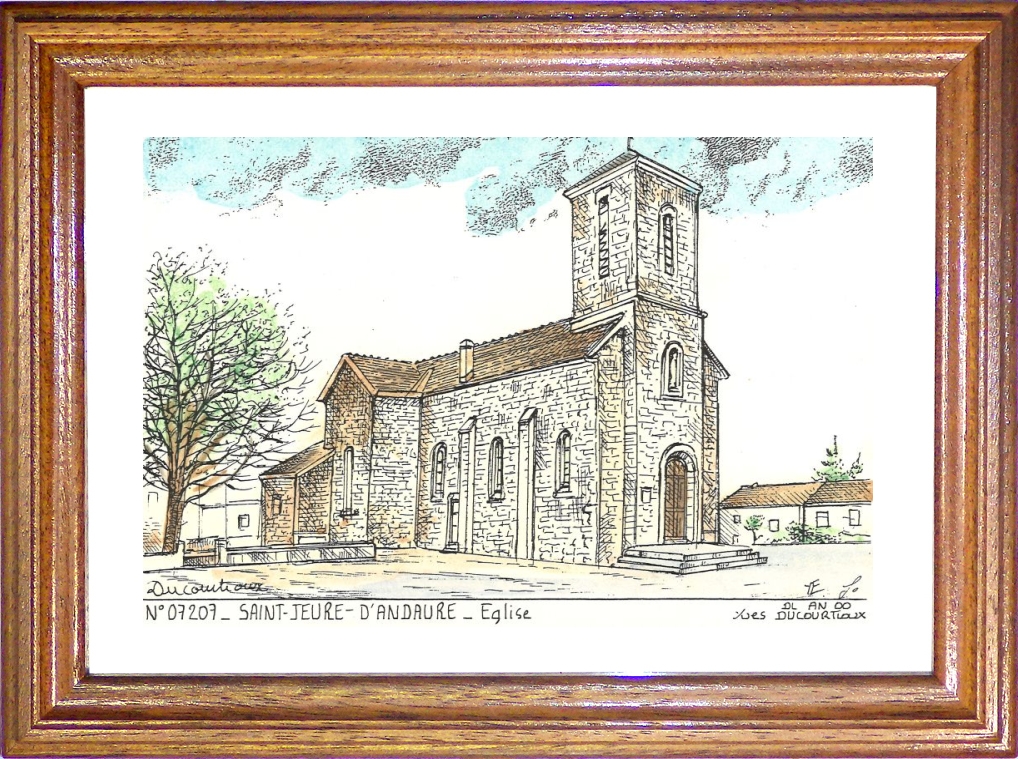 N 07207 - ST JEURE D ANDAURE - église