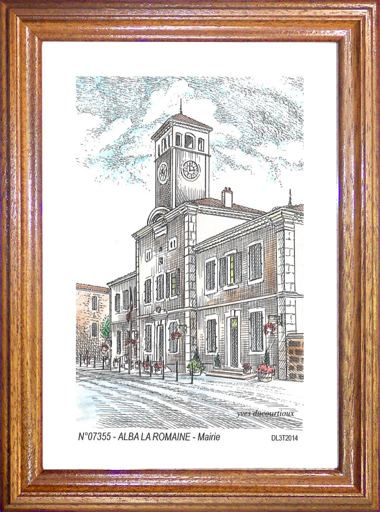 N 07355 - ALBA LA ROMAINE - mairie