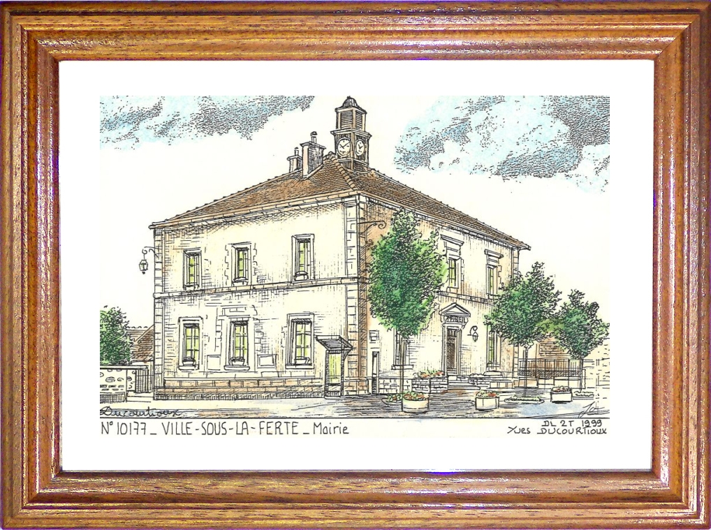 N 10177 - VILLE SOUS LA FERTE - mairie
