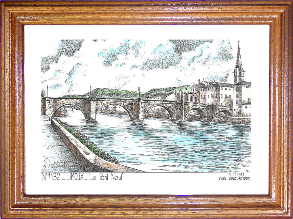 N 11032 - LIMOUX - le pont neuf