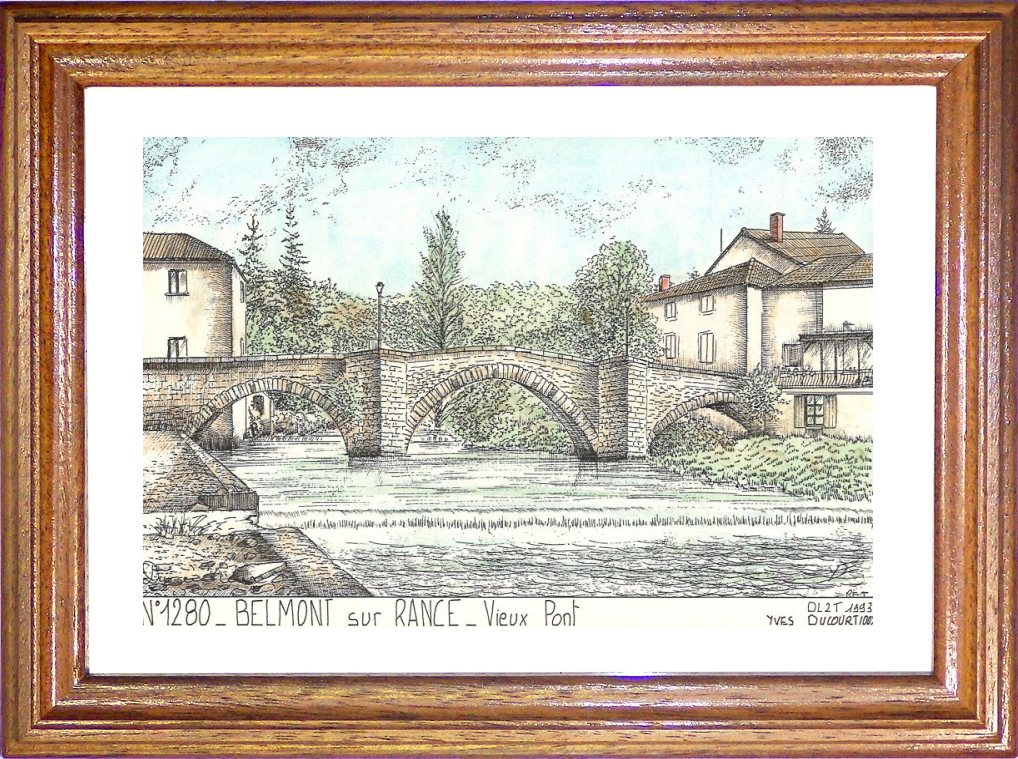 N 12080 - BELMONT SUR RANCE - vieux pont