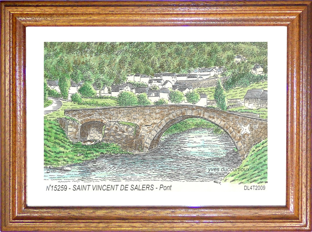 N 15259 - ST VINCENT DE SALERS - pont