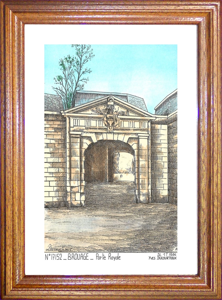 N 17152 - BROUAGE - porte royale