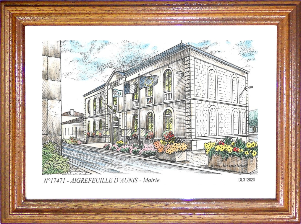 N 17471 - AIGREFEUILLE D AUNIS - mairie