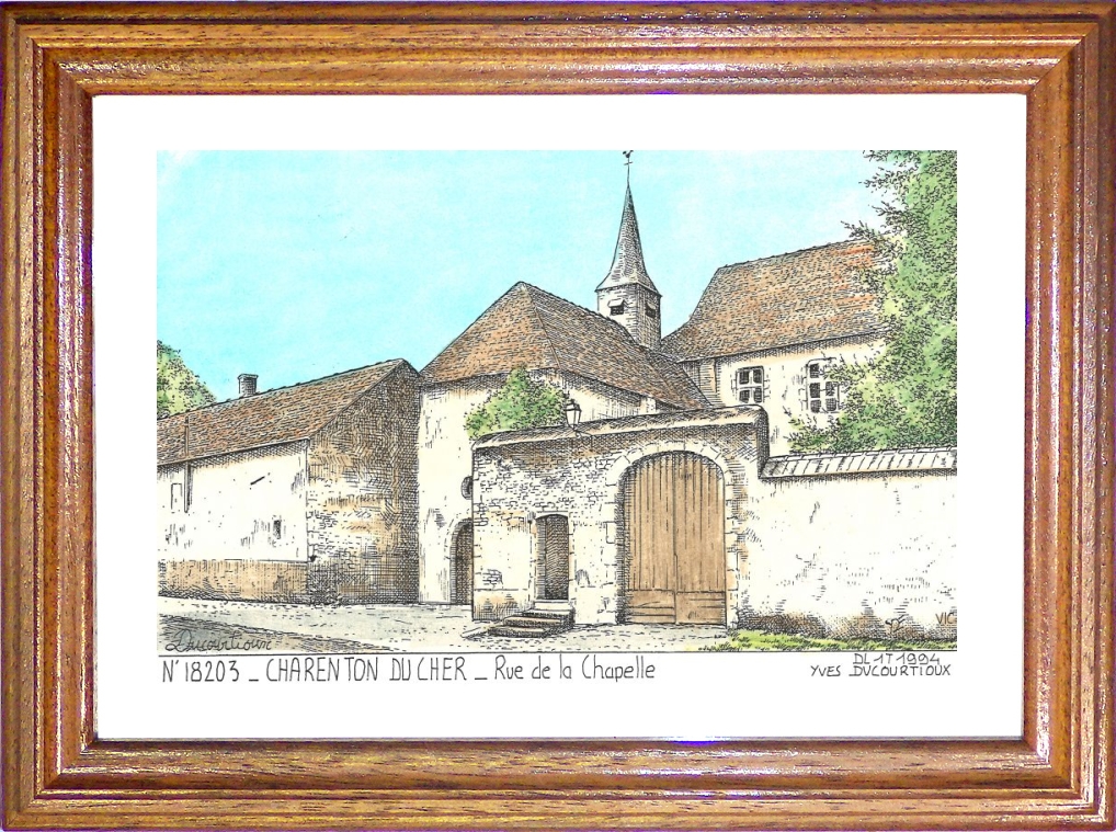 N 18203 - CHARENTON DU CHER - rue de la chapelle