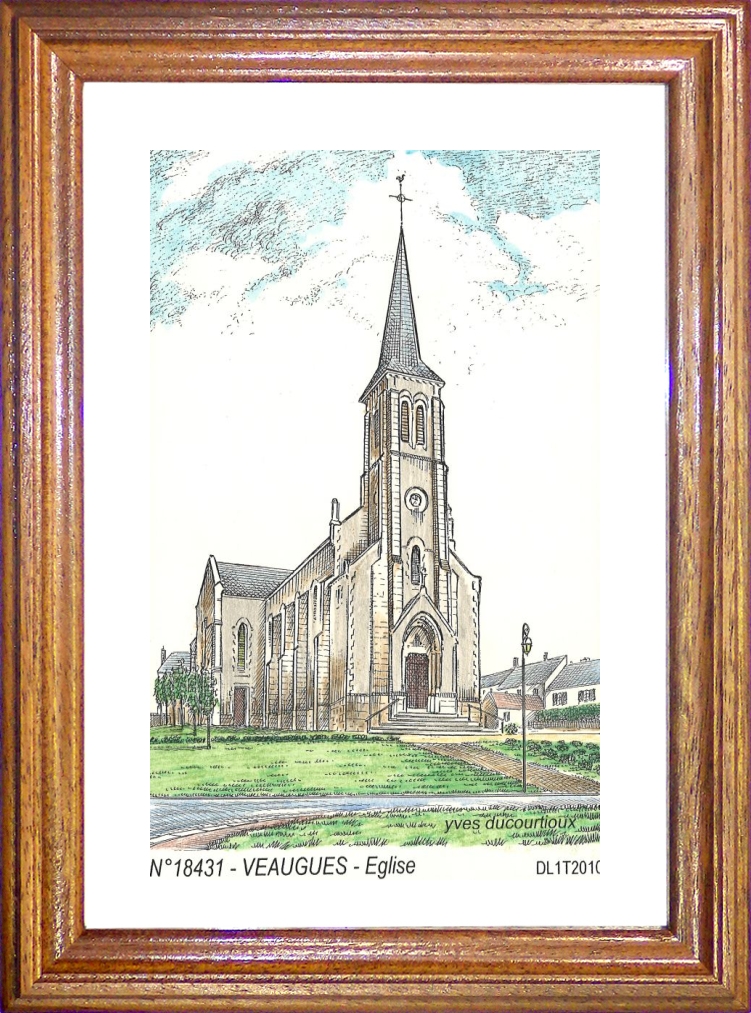 N 18431 - VEAUGUES - glise