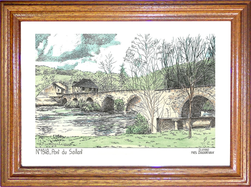 N 19048 - ALLASSAC - pont du saillant