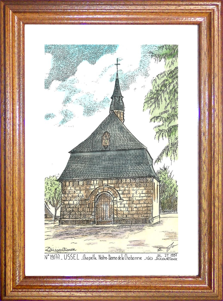 N 19177 - USSEL - chapelle nd de la chabanne