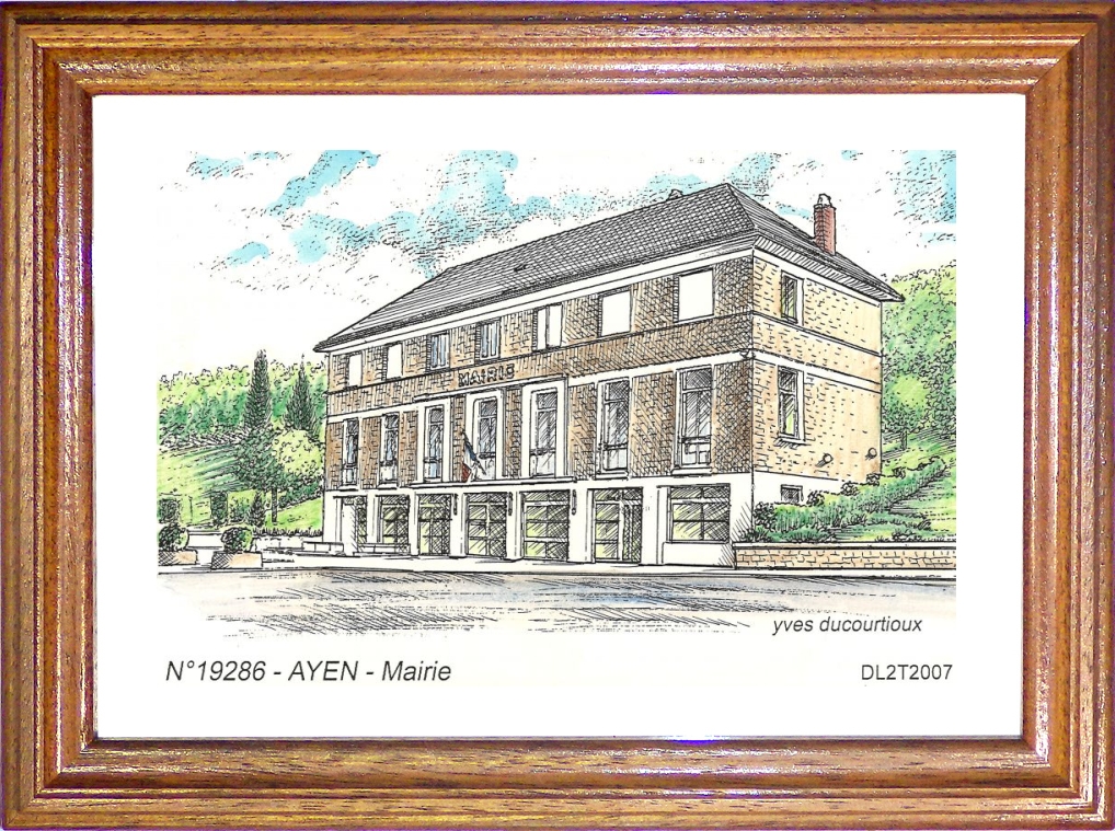 N 19286 - AYEN - mairie