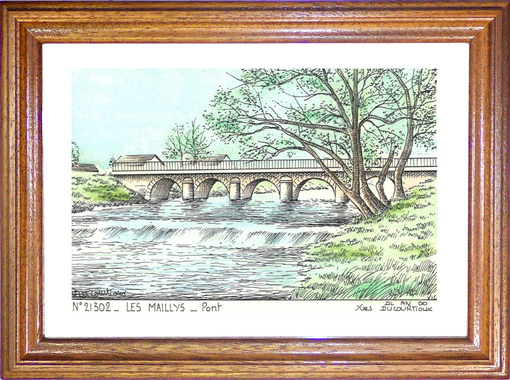 N 21302 - LES MAILLYS - pont