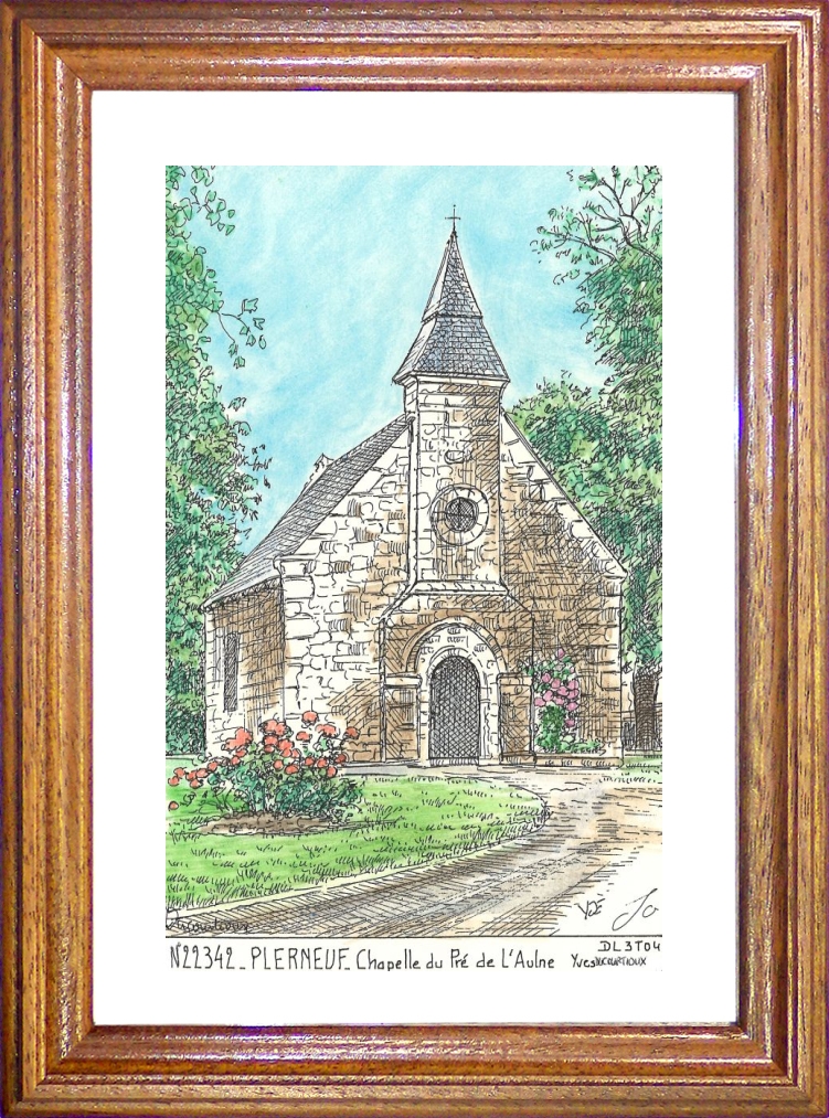 N 22342 - PLERNEUF - chapelle du pr de l aulne