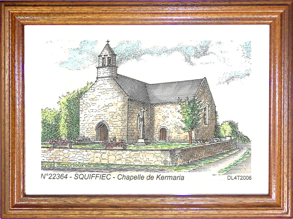 N 22364 - SQUIFFIEC - chapelle de kermaria