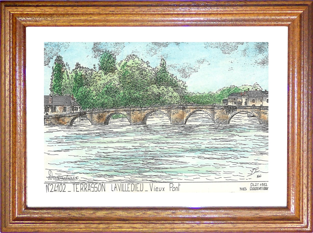 N 24102 - TERRASSON LAVILLEDIEU - vieux pont