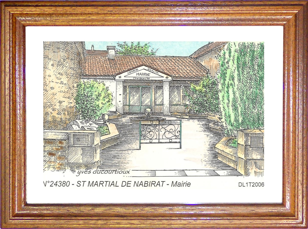 N 24380 - ST MARTIAL DE NABIRAT - mairie