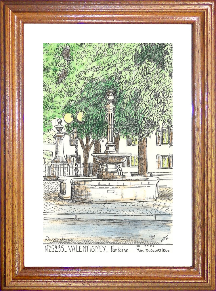 N 25295 - VALENTIGNEY - fontaine