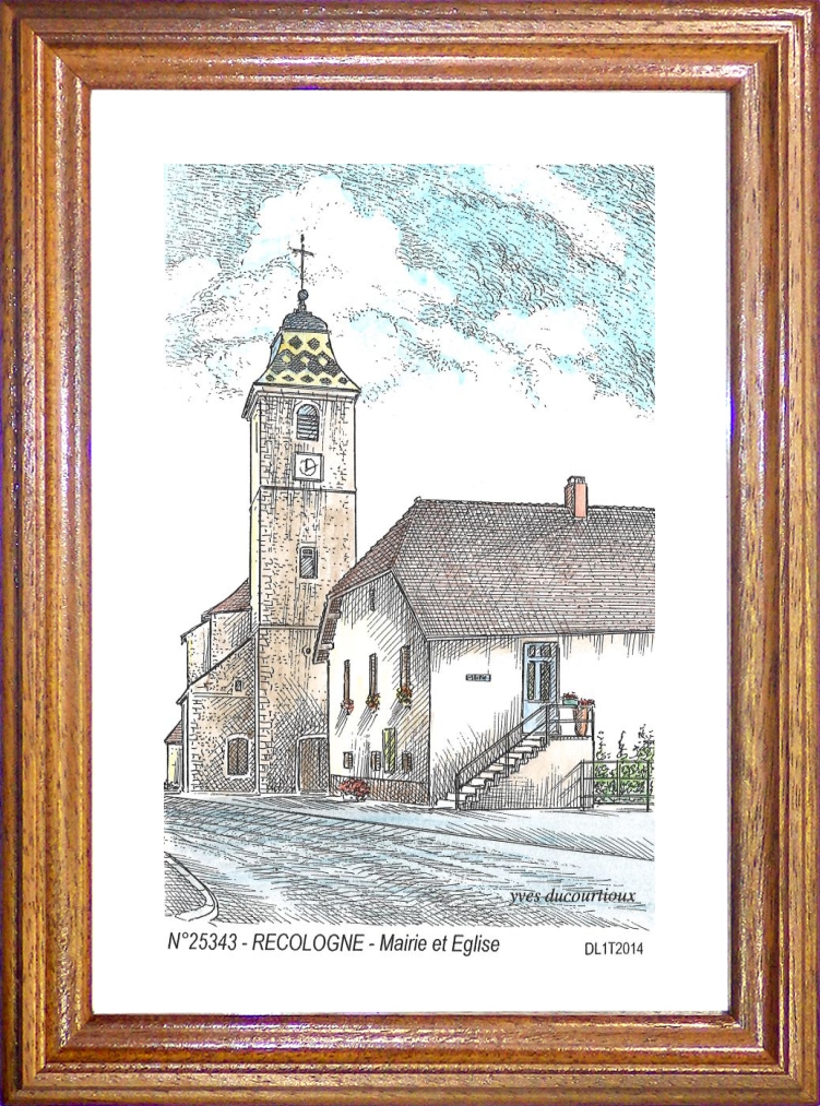 N 25343 - RECOLOGNE - mairie