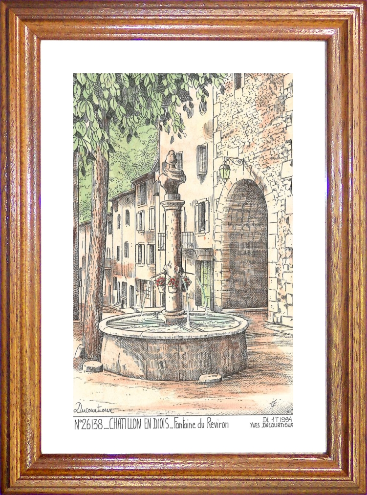 N 26138 - CHATILLON EN DIOIS - fontaine du reviron