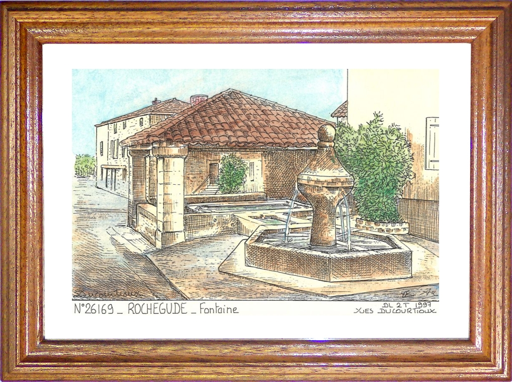 N 26169 - ROCHEGUDE - fontaine