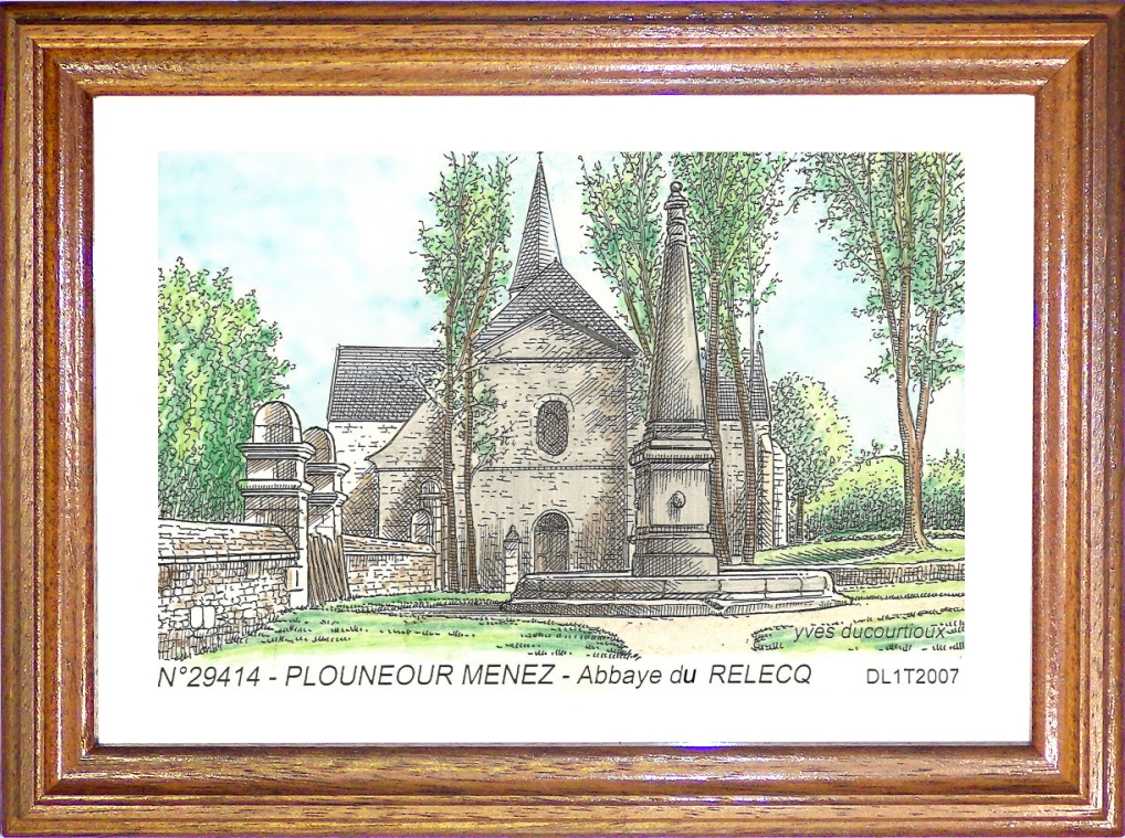 N 29414 - PLOUNEOUR MENEZ - abbaye du relecq