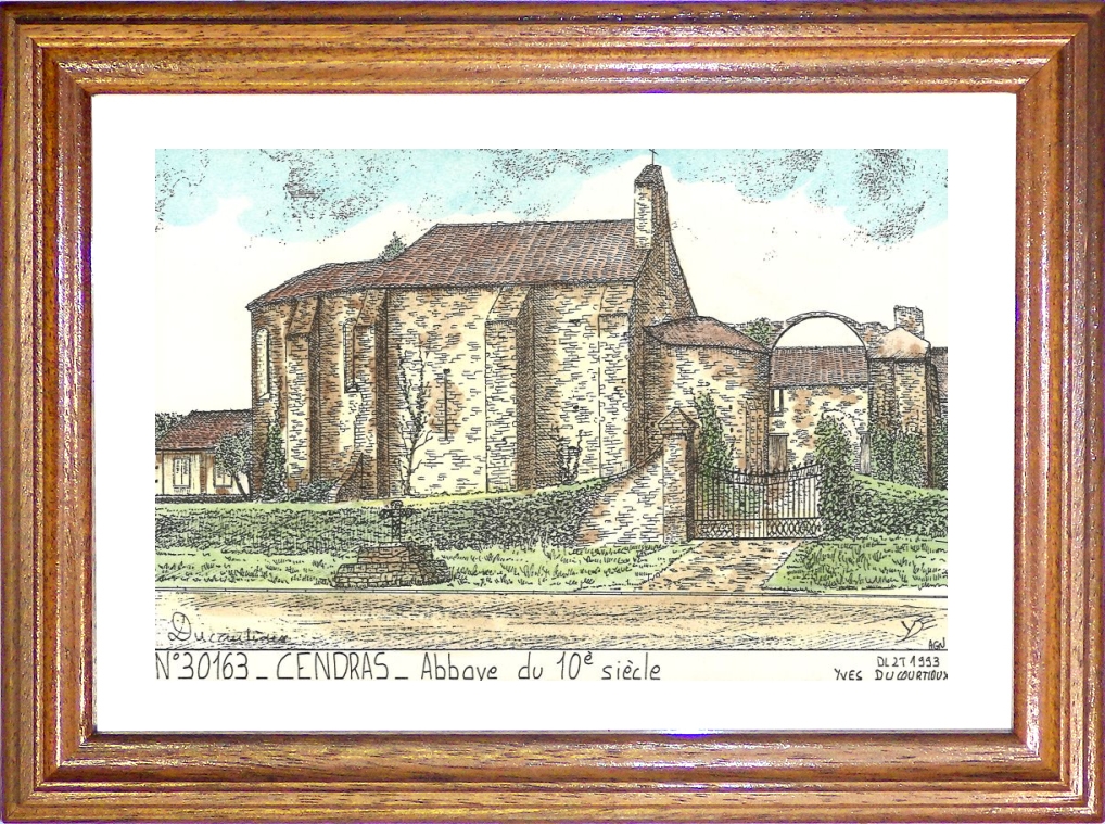 N 30163 - CENDRAS - abbaye du 10 sicle