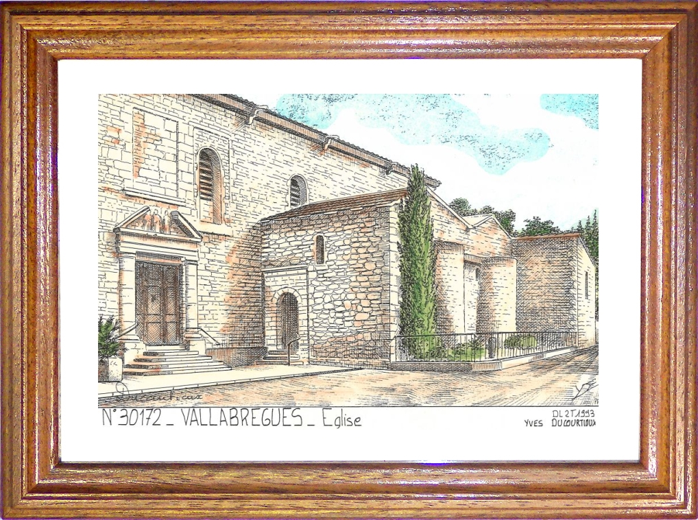 N 30172 - VALLABREGUES - glise