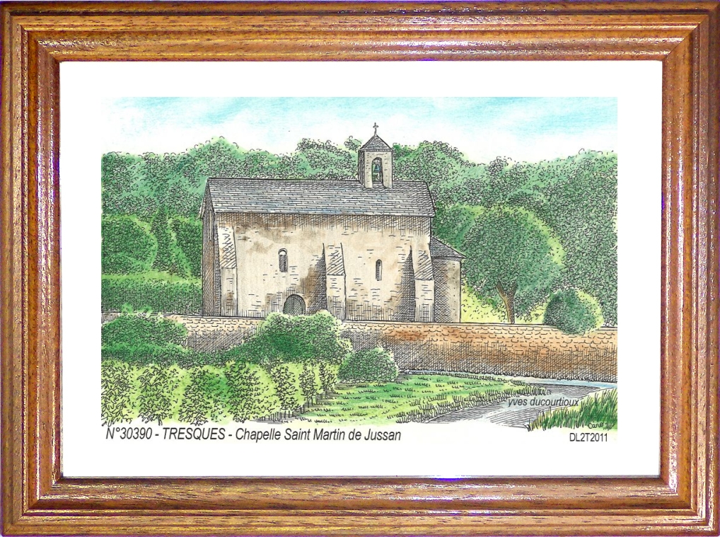 N 30390 - TRESQUES - chapelle st martin de jussan