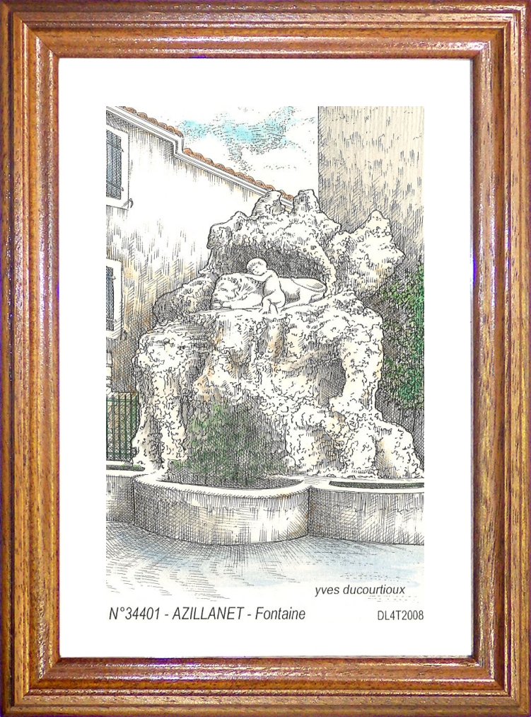 N 34401 - AZILLANET - fontaine