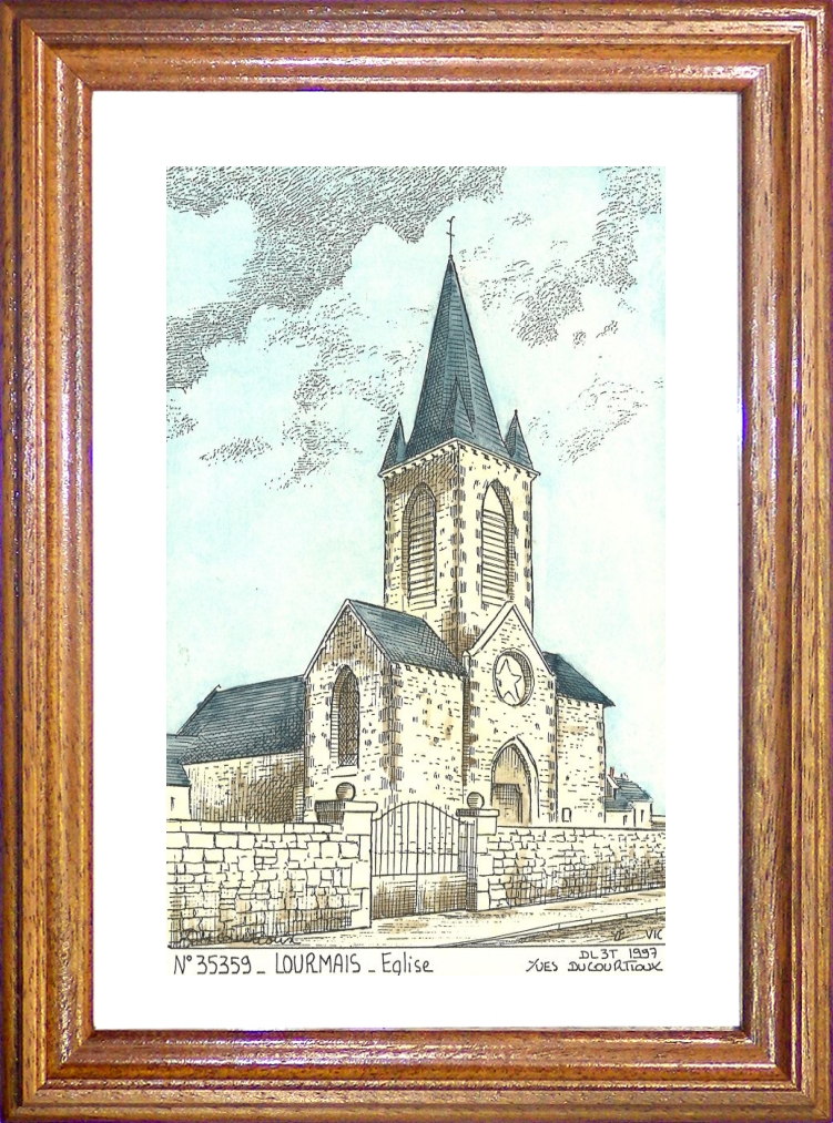 N 35359 - LOURMAIS - église