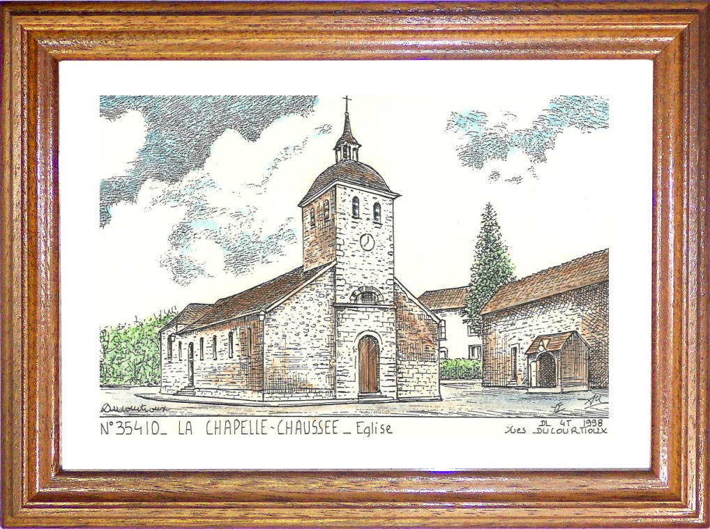 N 35410 - LA CHAPELLE CHAUSSEE - glise