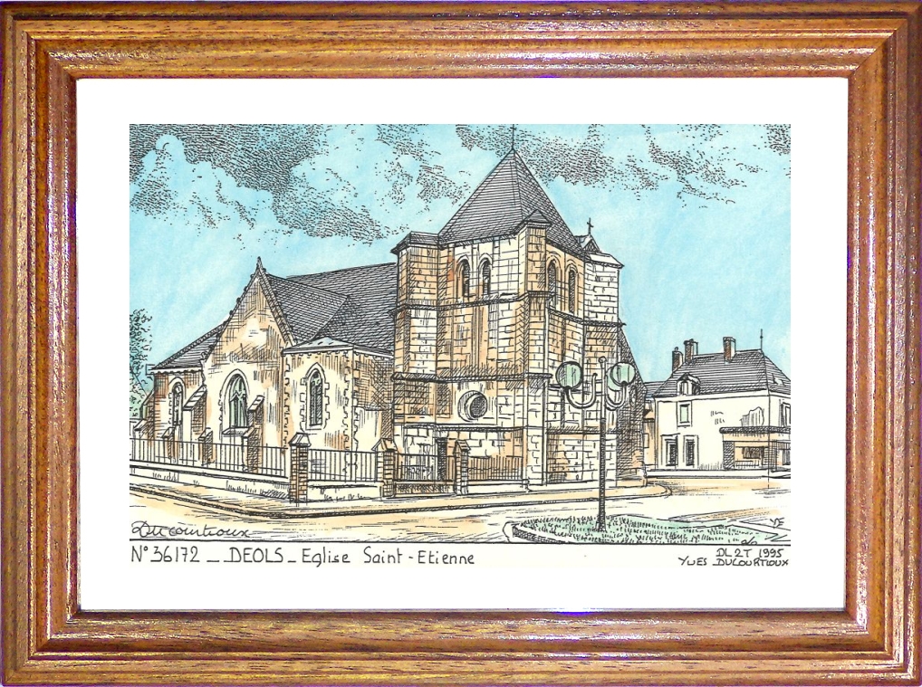 N 36172 - DEOLS - glise st tienne