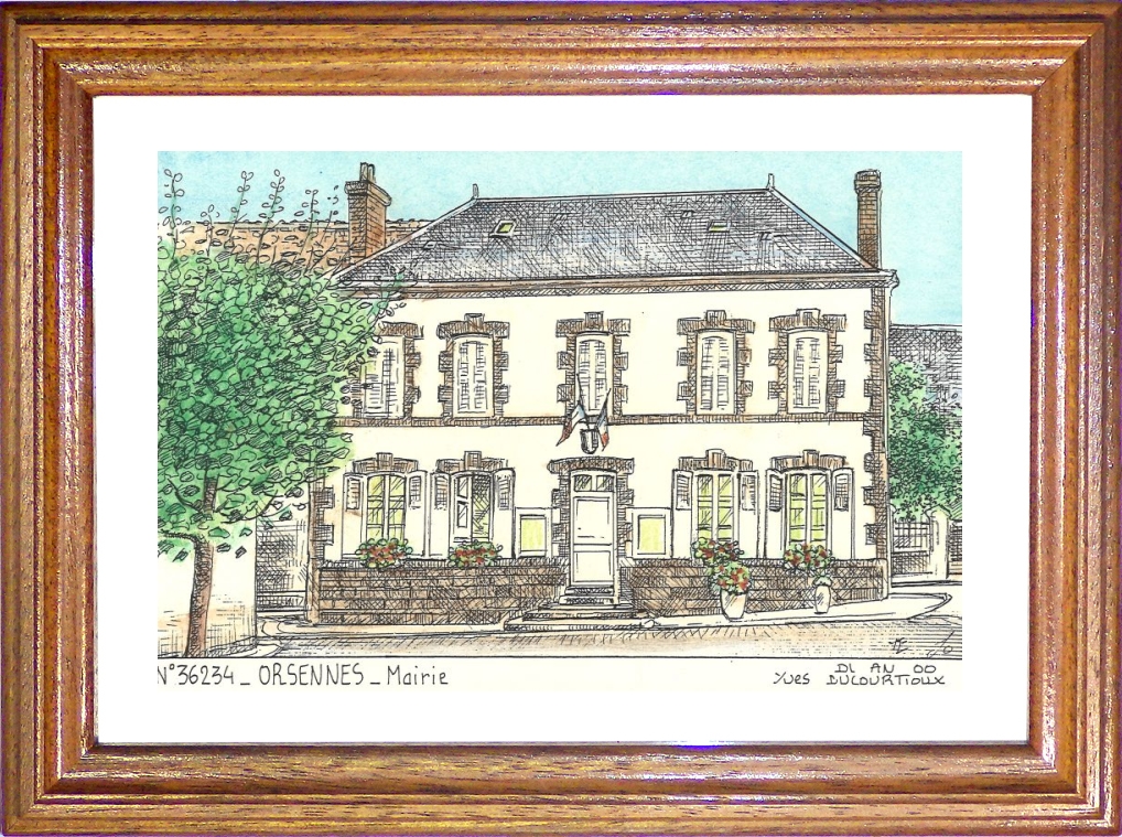 N 36234 - ORSENNES - mairie