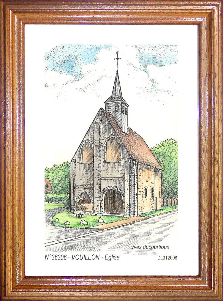 N 36306 - VOUILLON - glise