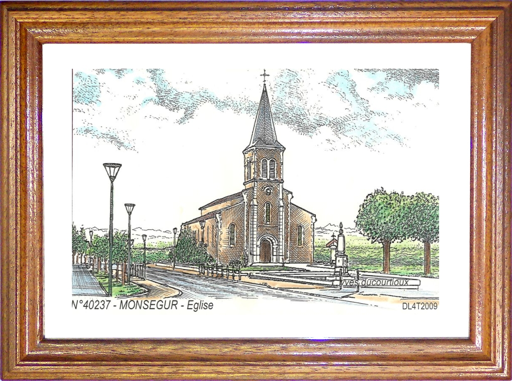 N 40237 - MONSEGUR - glise