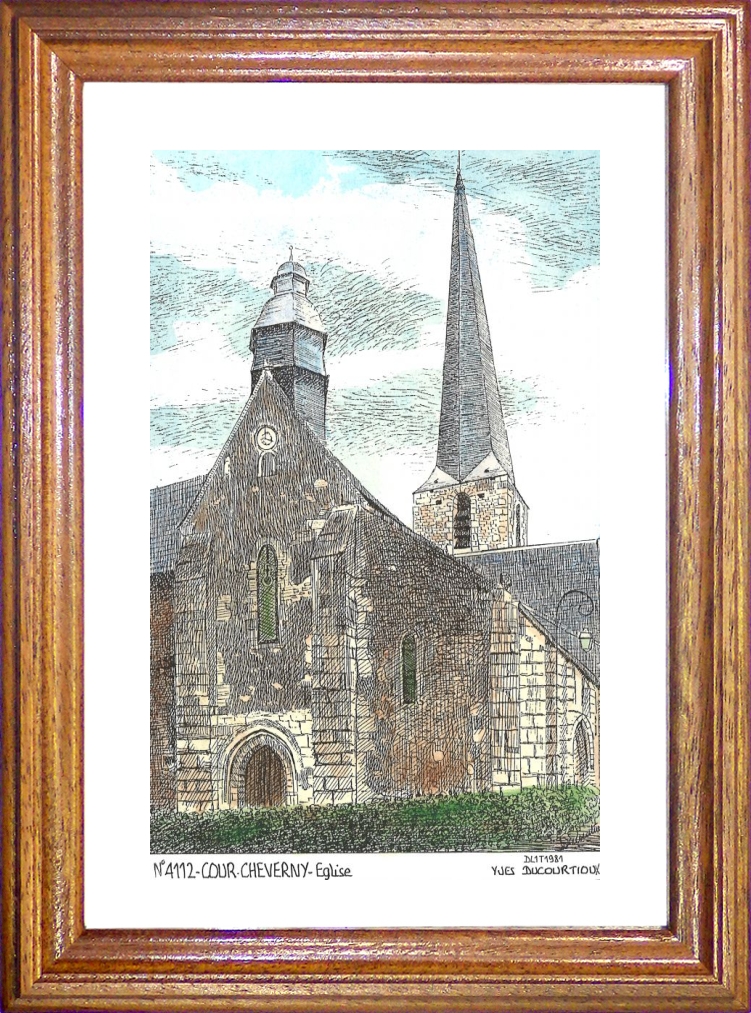 N 41012 - COUR CHEVERNY - glise