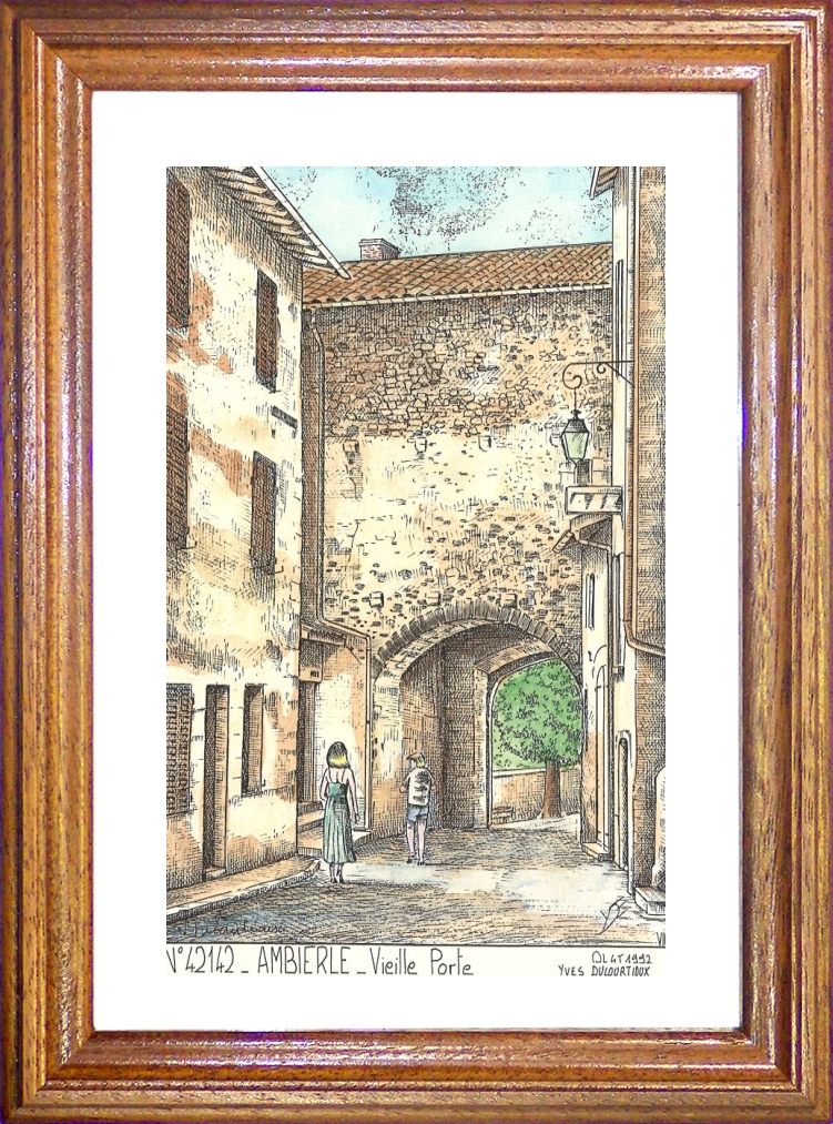 N 42142 - AMBIERLE - vieille porte