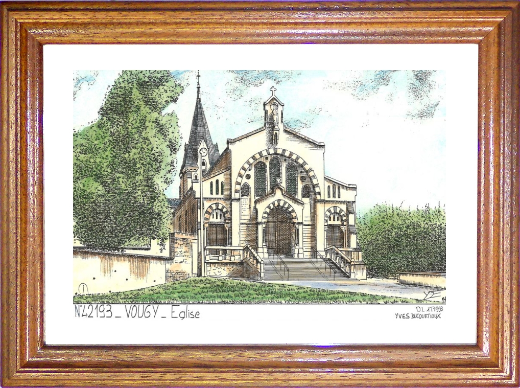 N 42193 - VOUGY - glise