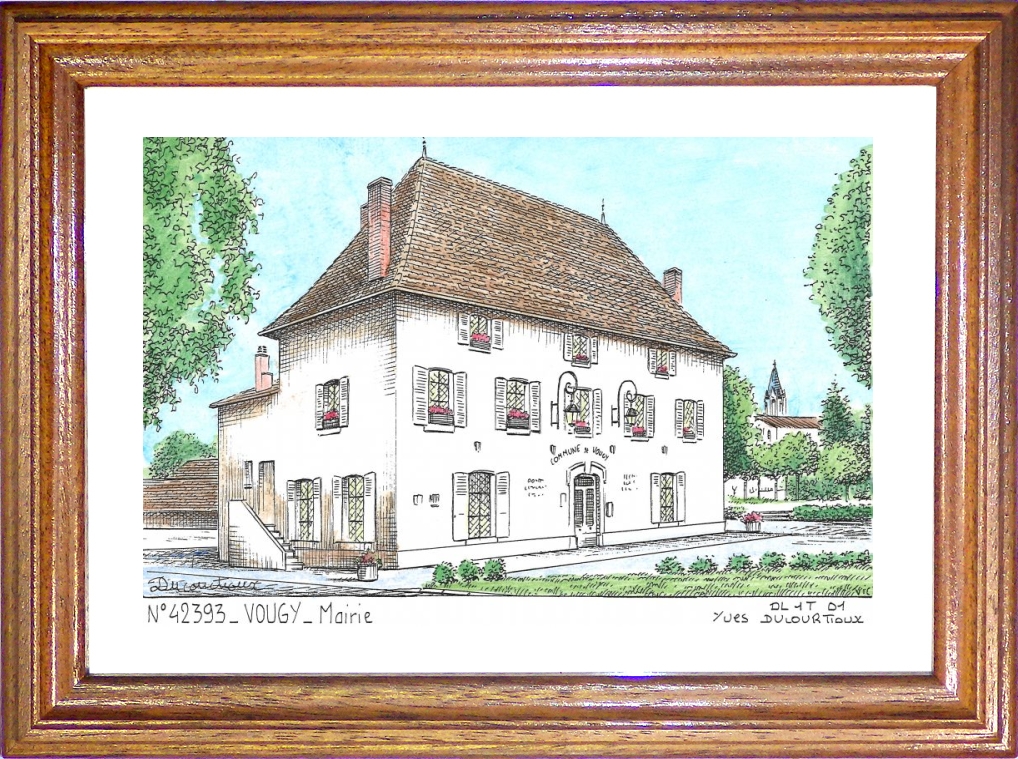 N 42393 - VOUGY - mairie